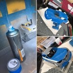 Blue Product Fluid Liquid Luggage and bags